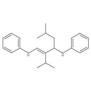 1-Hexene-1,3-diamine, 2-isopropyl-5-methyl-N,Na(2)-diphenyl- Structure