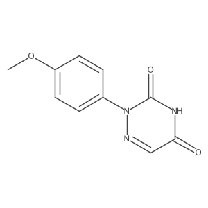 2-(4-methoxyphenyl)-1,2,4-triazine-3,5-dione Structure