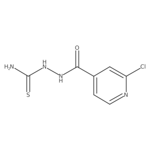 1-(2-Chloroisonicotinoyl)thiosemicarbazide结构式