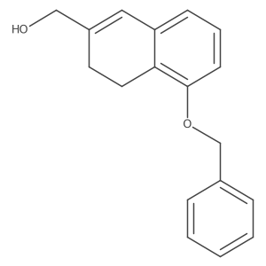 5-(Benzyloxy)-2-(hydroxymethyl)-3,4-dihydronaphthalene结构式