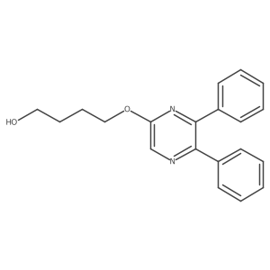 4-(5,6-Diphenylpyrazin-2-yloxy)-1-butanol Structure