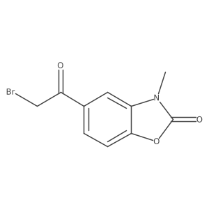5-(2-Bromoacetyl)-3-methyl-2(3h)-benzoxazolone结构式
