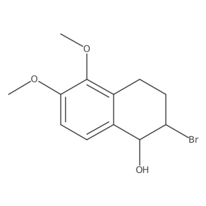 2-Bromo-1,2,3,4-tetrahydro-5,6-dimethoxy-1-naphthalenol Structure