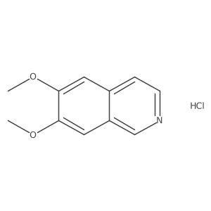 6,7-Dimethoxyisoquinoline hydrochloride结构式
