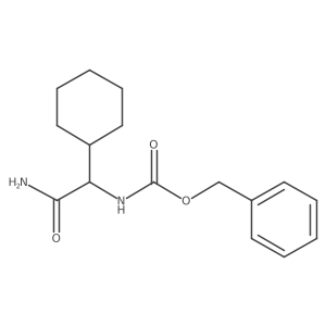 Carbamic acid, (2-amino-1-cyclohexyl-2-oxoethyl)-, phenylmethyl ester, (S)-结构式