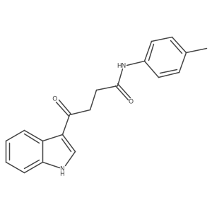 N-(4-Methylphenyl)-I(3)-oxo-1H-indole-3-butanamide结构式