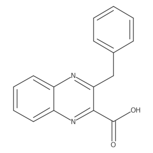 3-(Phenylmethyl)-2-quinoxalinecarboxylic acid Structure
