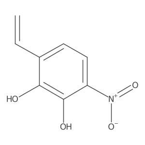 3-Ethenyl-6-nitro-1,2-benzenediol结构式