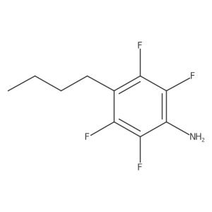 4-Butyl-2,3,5,6-tetrafluorobenzenamine结构式