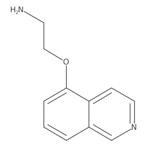 2-Isoquinolin-5-yloxyethanamine结构式