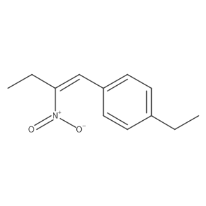 Benzene,1-ethyl-4-(2-nitro-1-butenyl)- Structure