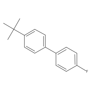 4'-Tert-butyl-4-fluorobiphenyl结构式