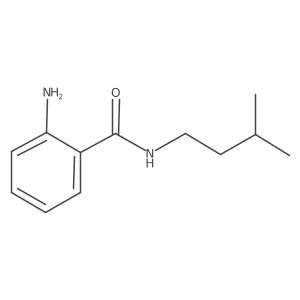 2-Amino-N-(3-methylbutyl)benzamide结构式