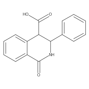 1-oxo-3-phenyl-3,4-dihydro-2H-isoquinoline-4-carboxylic acid Structure
