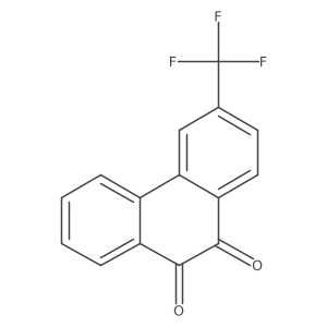 3-(Trifluoromethyl)-9,10-phenanthrenedione结构式