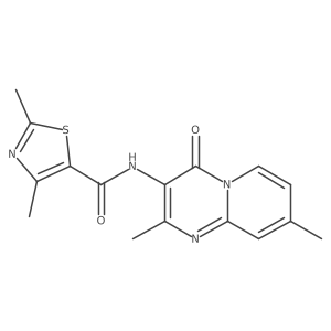N-(2,8-dimethyl-4-oxo-4H-pyrido[1,2-a]pyrimidin-3-yl)-2,4-dimethylthiazole-5-carboxamide Structure