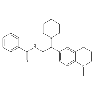 N-[2-(1-methyl-1,2,3,4-tetrahydroquinolin-6-yl)-2-(piperidin-1-yl)ethyl]benzamide Structure