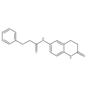 N-(2-oxo-1,2,3,4-tetrahydroquinolin-6-yl)-2-phenoxyacetamide结构式