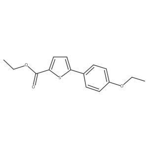 Ethyl 5-(4-ethoxyphenyl)thiophene-2-carboxylate Structure