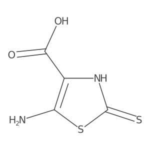 5-Amino-2-sulfanyl-1,3-thiazole-4-carboxylic acid Structure