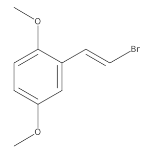 2-(2-Bromoethenyl)-1,4-dimethoxybenzene Structure