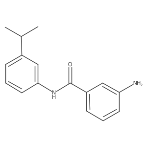 3-amino-N-(3-propan-2-ylphenyl)benzamide Structure