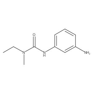 1-(3-Aminophenyl)-3-ethyl-3-methylurea结构式