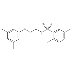 N-(2-(3,5-dimethylphenoxy)ethyl)-2,5-dimethylbenzenesulfonamide Structure