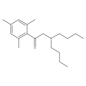 2-(Dibutylamino)-1-(2,4,6-trimethylphenyl)ethanone Structure