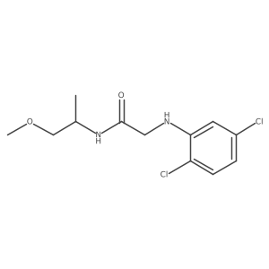 2-((2,5-Dichlorophenyl)amino)-N-(1-methoxypropan-2-yl)acetamide结构式