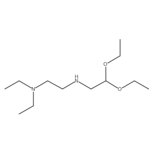 N-(2,2-diethoxyethyl)-N',N'-diethylethane-1,2-diamine结构式