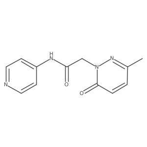 2-(3-methyl-6-oxopyridazin-1(6H)-yl)-N-(pyridin-4-yl)acetamide Structure