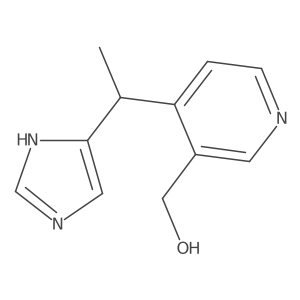 [4-[1-(1H-imidazol-5-yl)ethyl]pyridin-3-yl]methanol Structure