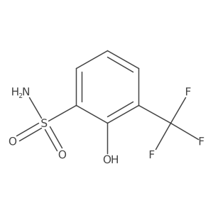 2-Hydroxy-3-(trifluoromethyl)benzenesulfonamide结构式