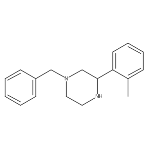 1-Benzyl-3-(2-methylphenyl)piperazine Structure