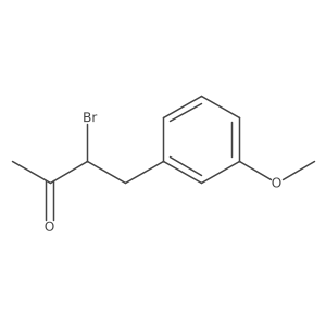 3-Bromo-4-(3-methoxyphenyl)butan-2-one Structure