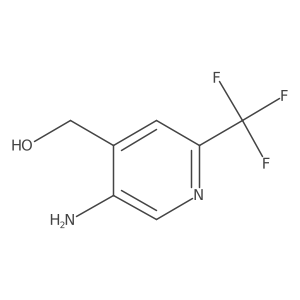 (5-Amino-2-trifluoromethyl-pyridin-4-YL)-methanol Structure