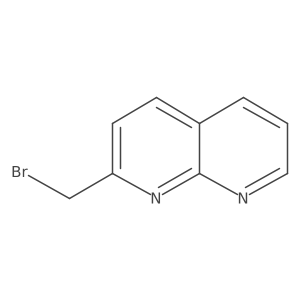 2-(Bromomethyl)-1,8-naphthyridine结构式