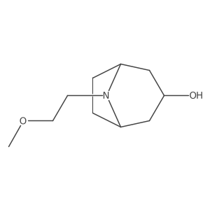 8-(2-Methoxyethyl)-8-azabicyclo[3.2.1]octan-3-ol Structure