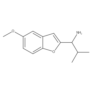 (1R)-1-(5-Methoxybenzo[D]furan-2-YL)-2-methylpropylamine Structure
