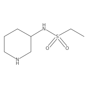 N-[(3R)-Piperidin-3-yl]ethane-1-sulfonamide结构式