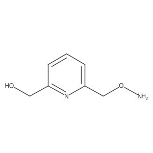 [6-(Aminooxymethyl)pyridin-2-yl]methanol结构式
