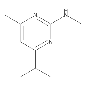 4-Isopropyl-n,6-dimethylpyrimidin-2-amine结构式