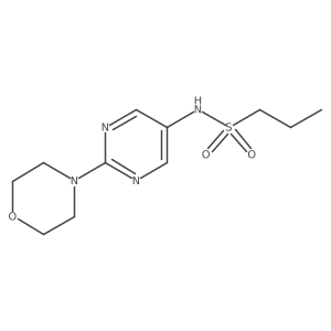 N-(2-morpholinopyrimidin-5-yl)propane-1-sulfonamide Structure