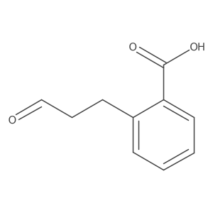 2-(3-Oxopropyl)benzoic acid Structure