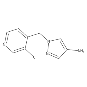 1-[(3-Chloropyridin-4-YL)methyl]-1H-pyrazol-4-amine结构式