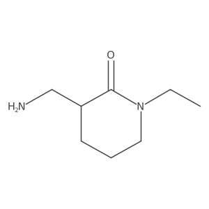 3-(Aminomethyl)-1-ethylpiperidin-2-one结构式