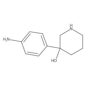 3-(4-Aminophenyl)piperidin-3-ol Structure