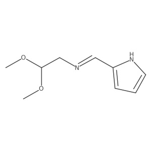 N-((1H-Pyrrol-2-yl)methylene)-2,2-dimethoxyethanamine Structure