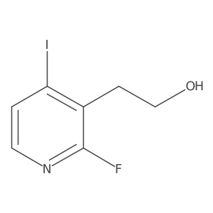 2-Fluoro-4-iodopyridine-3-ethanol结构式